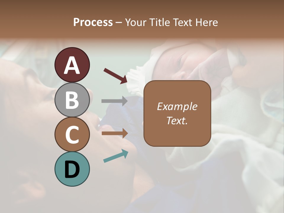 Babe Delicacy Maternity PowerPoint Template