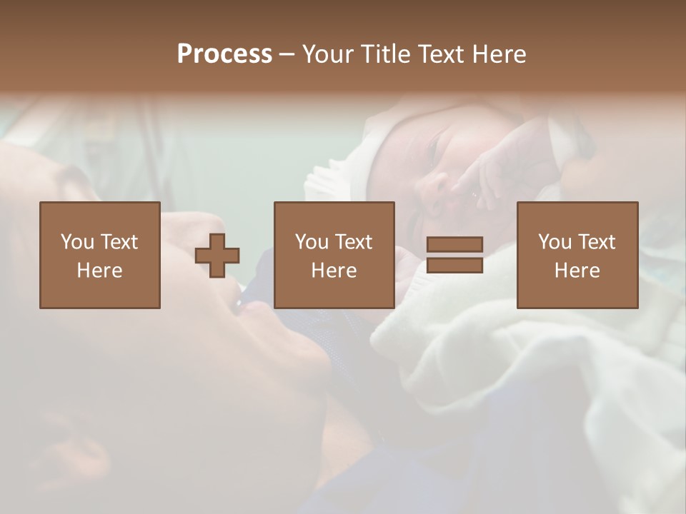 Babe Delicacy Maternity PowerPoint Template