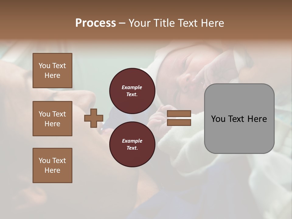 Babe Delicacy Maternity PowerPoint Template