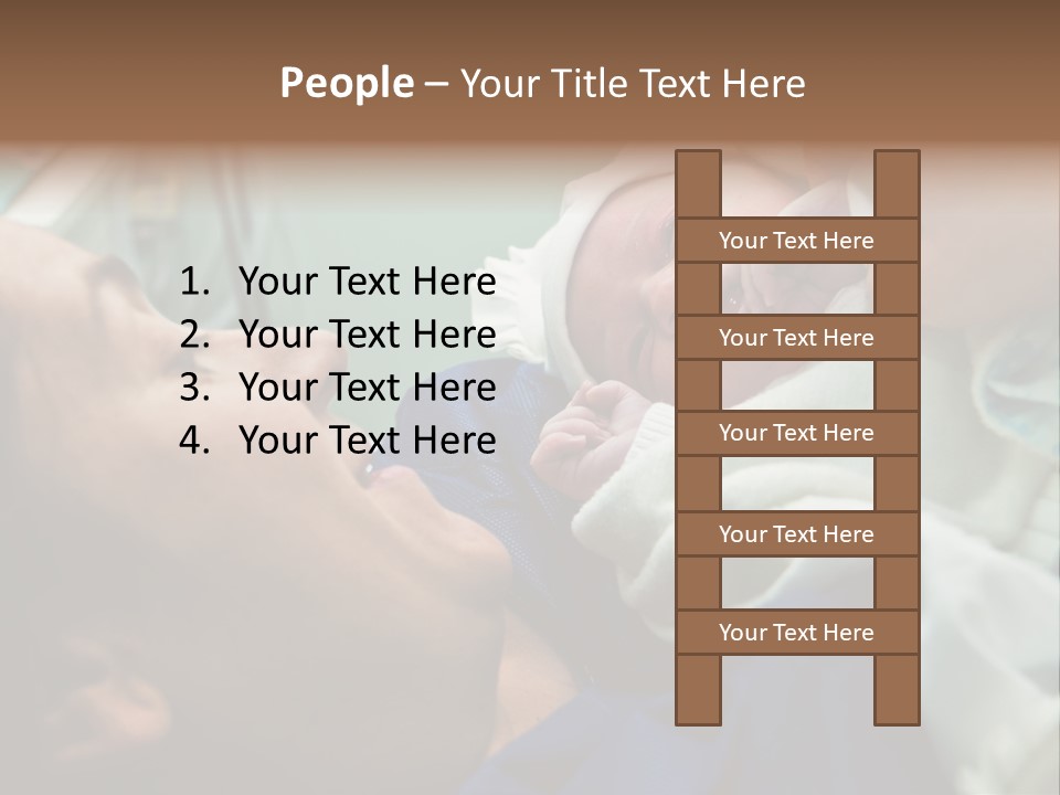 Babe Delicacy Maternity PowerPoint Template