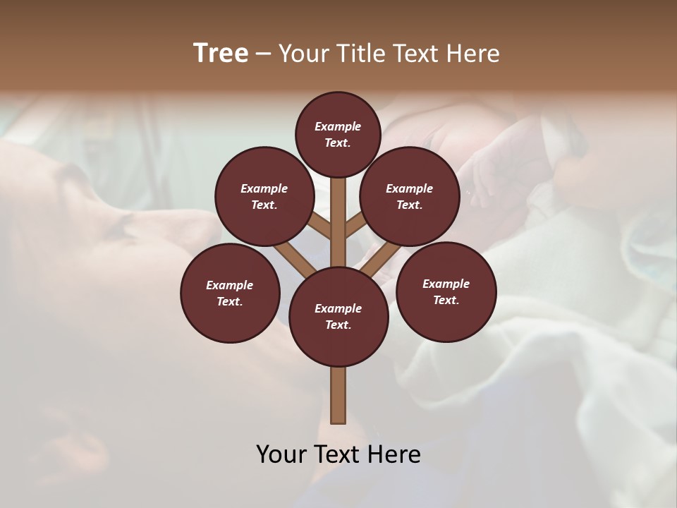 Babe Delicacy Maternity PowerPoint Template