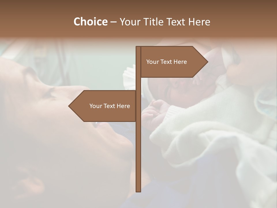 Babe Delicacy Maternity PowerPoint Template