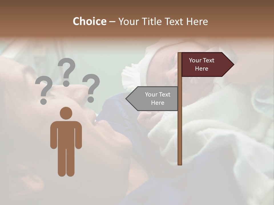 Babe Delicacy Maternity PowerPoint Template