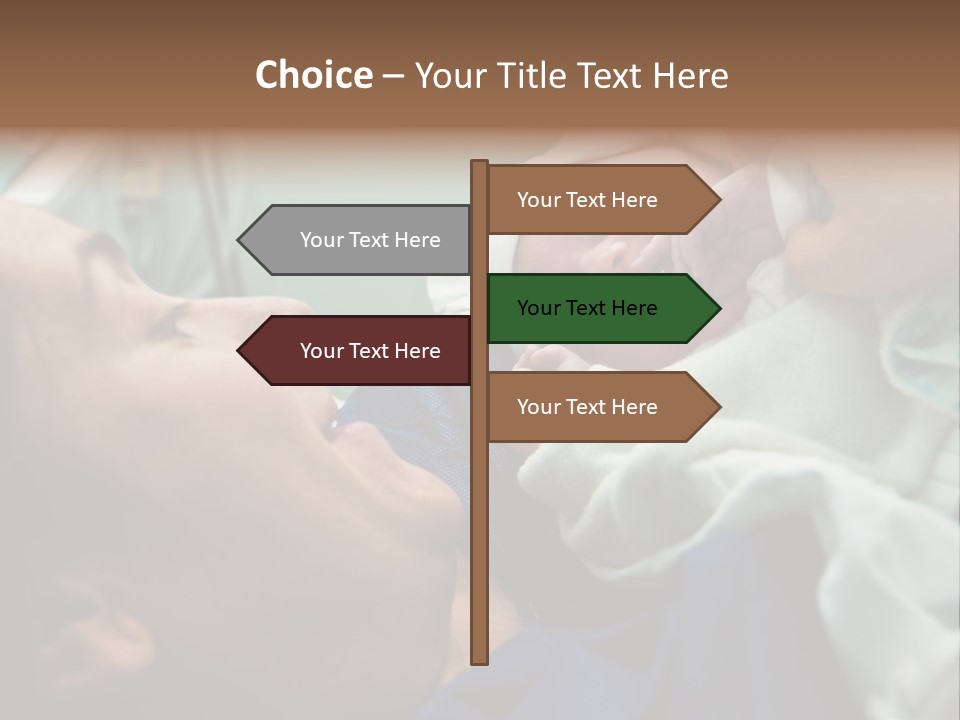 Babe Delicacy Maternity PowerPoint Template