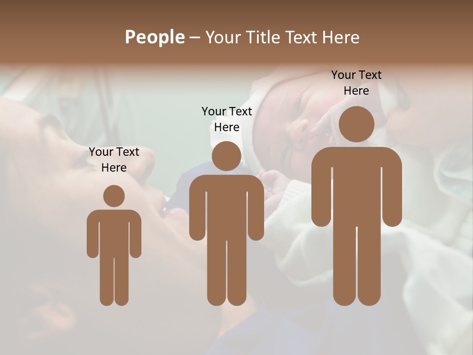 Babe Delicacy Maternity PowerPoint Template