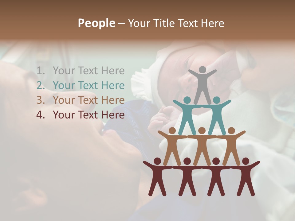 Babe Delicacy Maternity PowerPoint Template