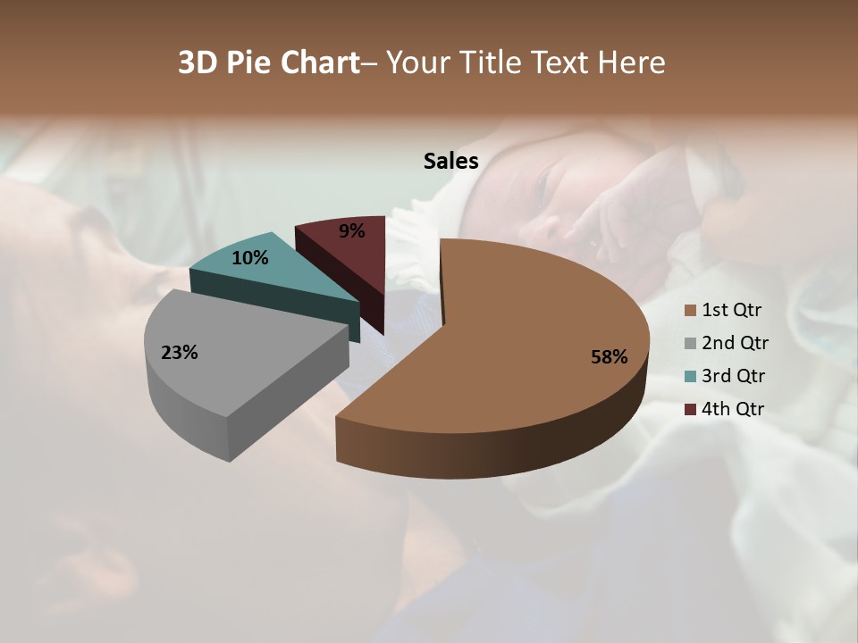 Babe Delicacy Maternity PowerPoint Template