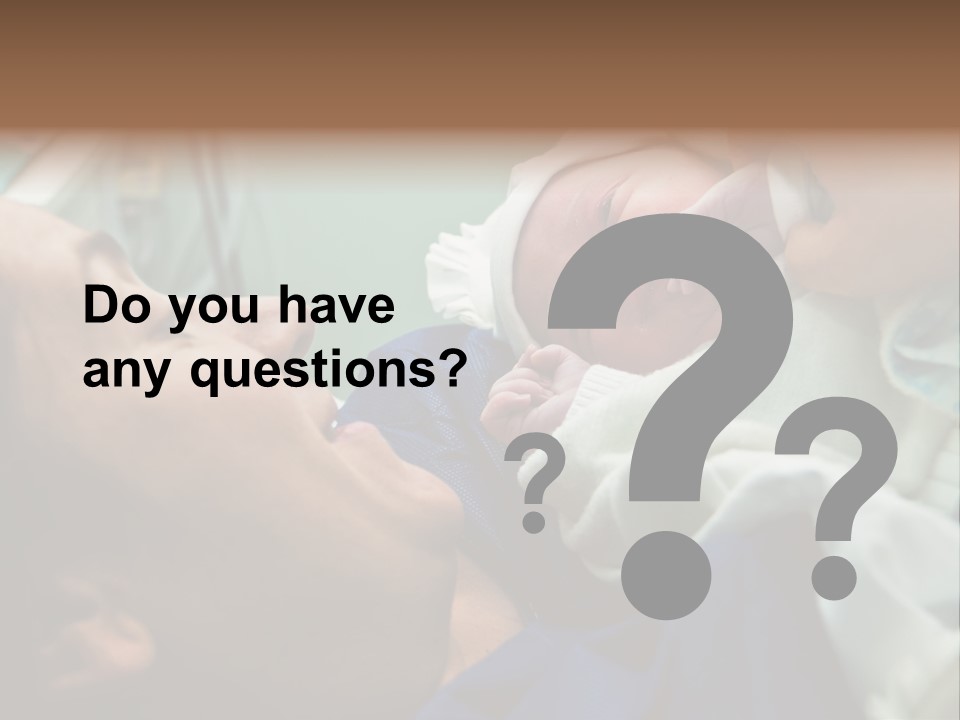 Babe Delicacy Maternity PowerPoint Template