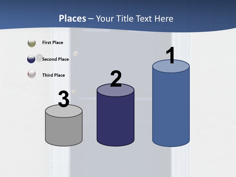 Porch Holiday Building PowerPoint Template