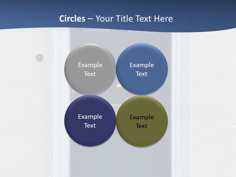 Porch Holiday Building PowerPoint Template