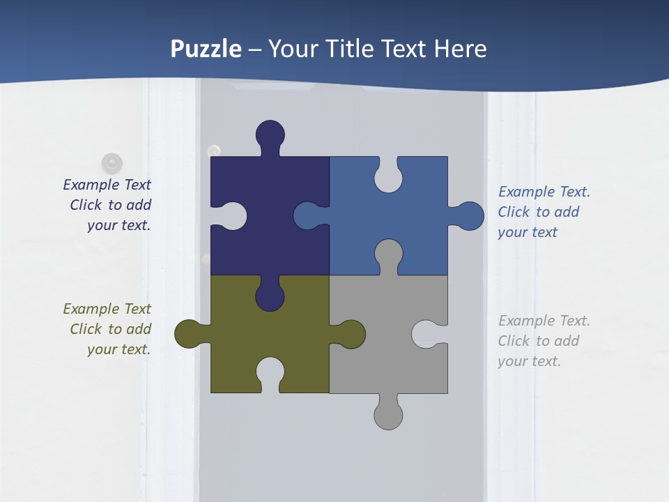 Porch Holiday Building PowerPoint Template