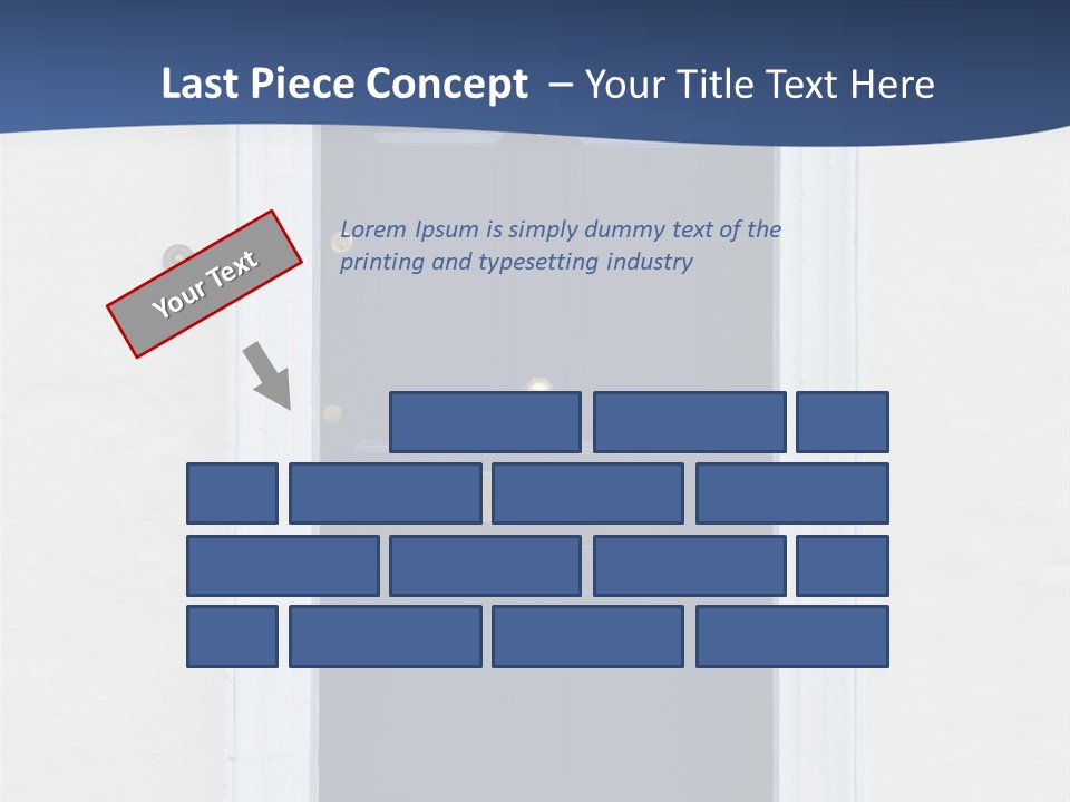 Porch Holiday Building PowerPoint Template