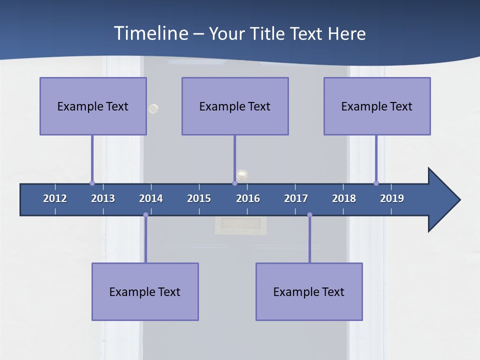 Porch Holiday Building PowerPoint Template