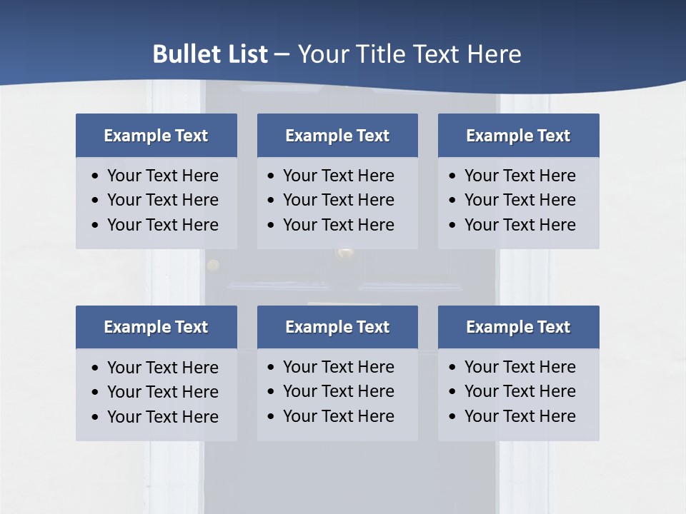 Porch Holiday Building PowerPoint Template