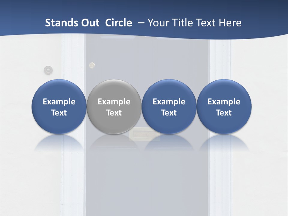 Porch Holiday Building PowerPoint Template