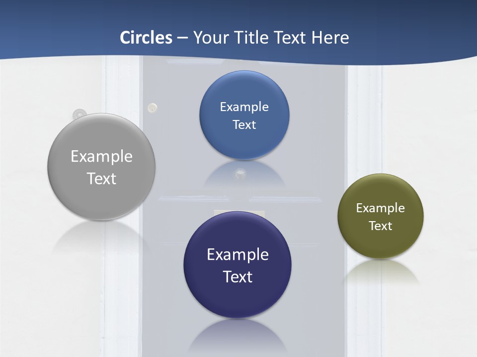 Porch Holiday Building PowerPoint Template