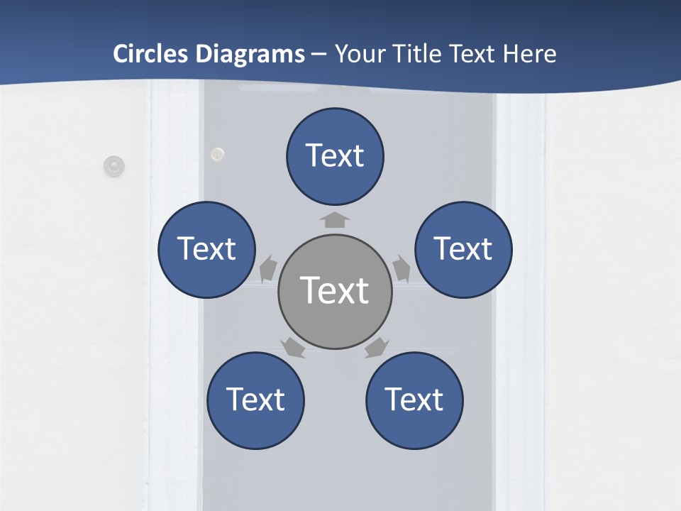 Porch Holiday Building PowerPoint Template