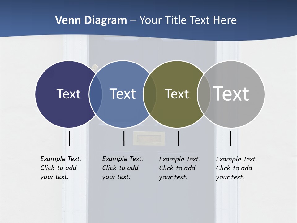 Porch Holiday Building PowerPoint Template