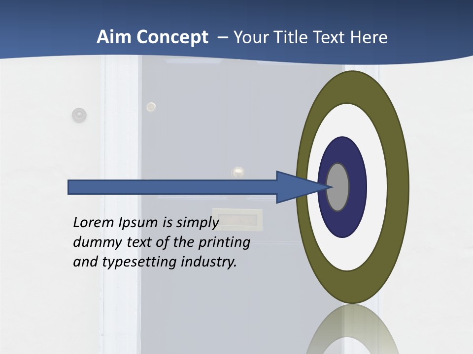 Porch Holiday Building PowerPoint Template