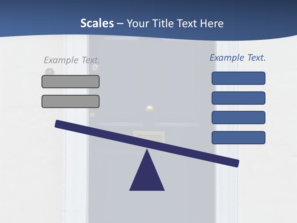 Porch Holiday Building PowerPoint Template