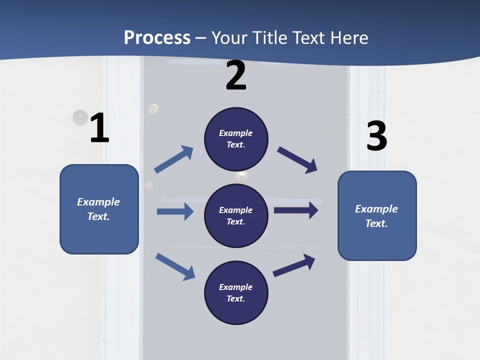 Porch Holiday Building PowerPoint Template