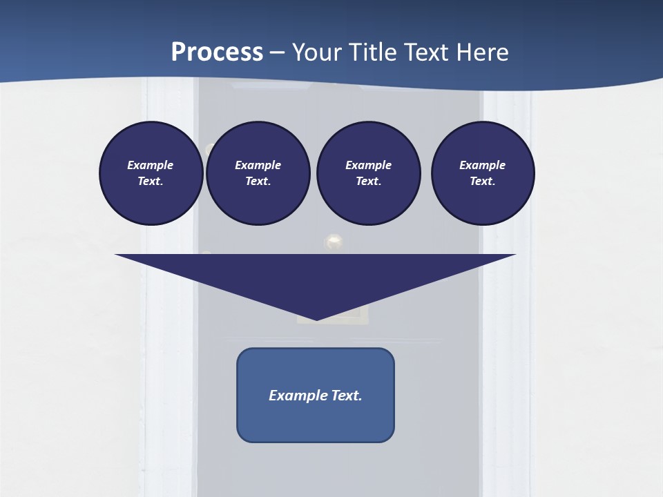 Porch Holiday Building PowerPoint Template