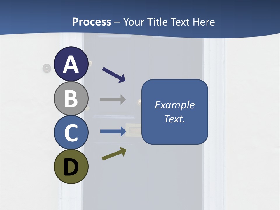 Porch Holiday Building PowerPoint Template