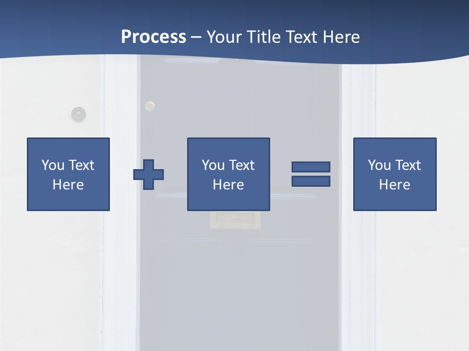 Porch Holiday Building PowerPoint Template