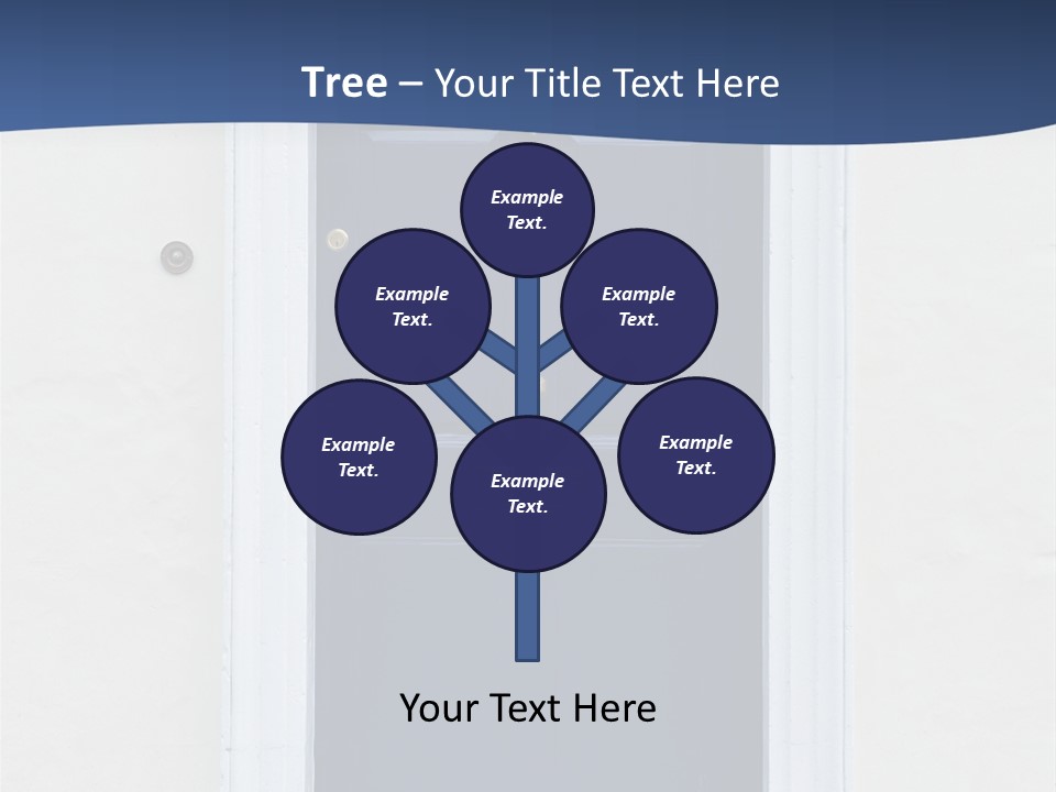 Porch Holiday Building PowerPoint Template