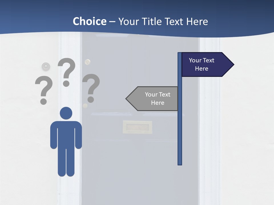 Porch Holiday Building PowerPoint Template