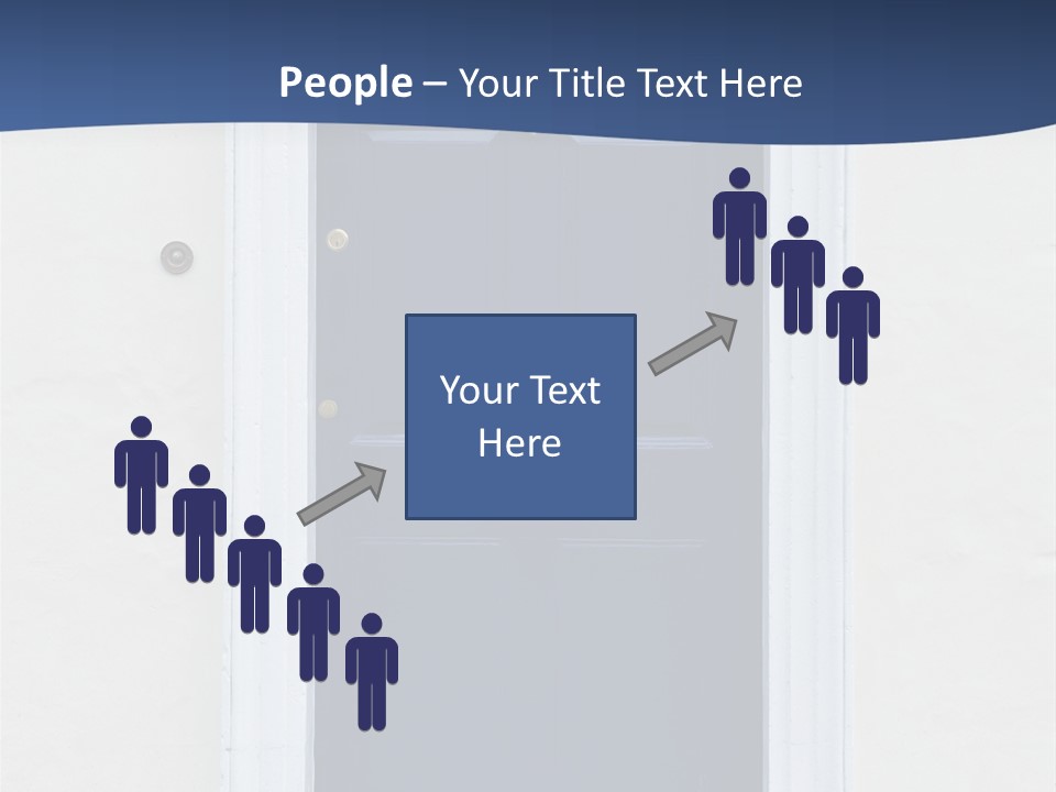 Porch Holiday Building PowerPoint Template