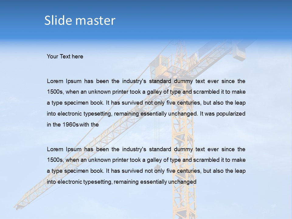 Structure Construction Big PowerPoint Template
