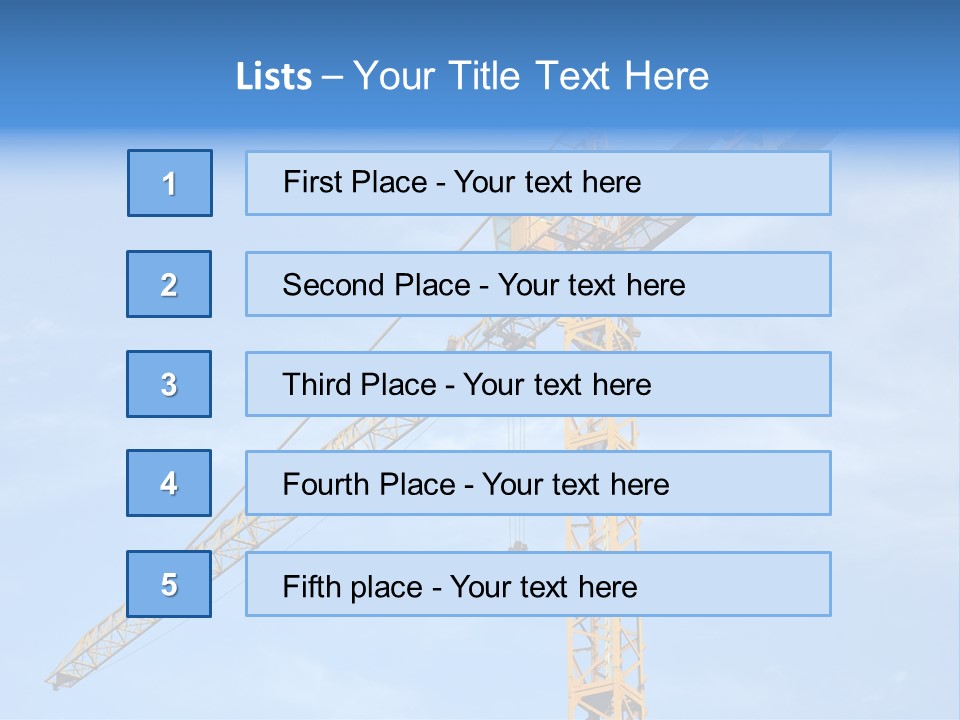 Structure Construction Big PowerPoint Template