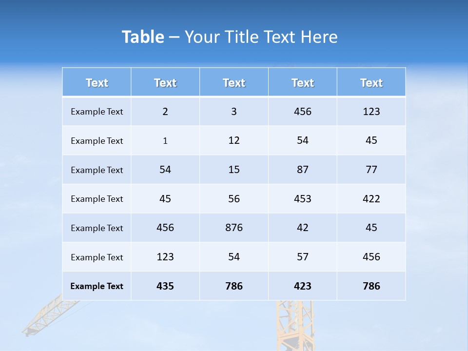 Structure Construction Big PowerPoint Template
