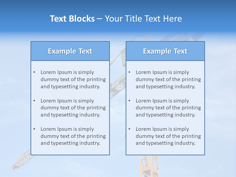 Structure Construction Big PowerPoint Template