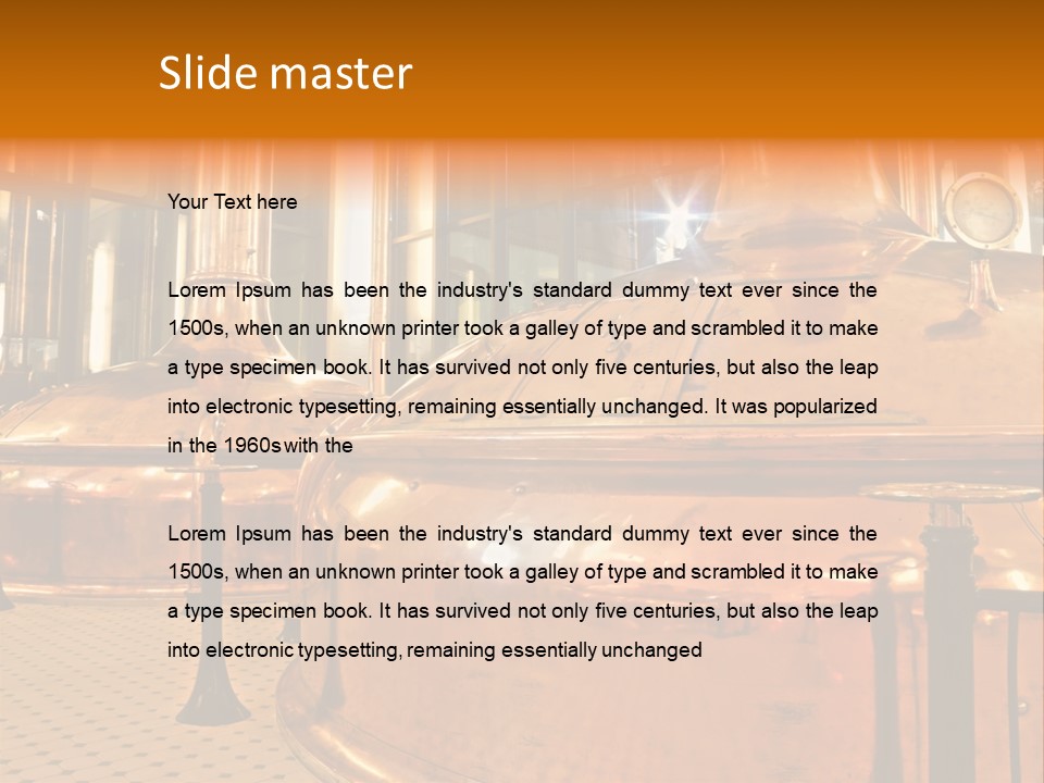 Vat Wheat Technology PowerPoint Template