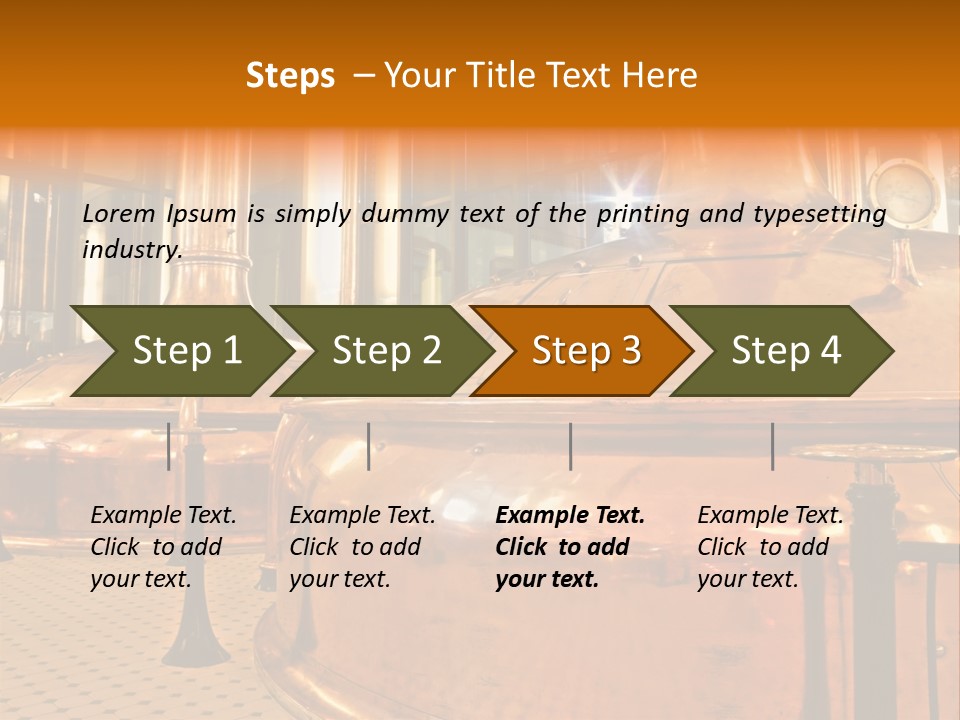 Vat Wheat Technology PowerPoint Template