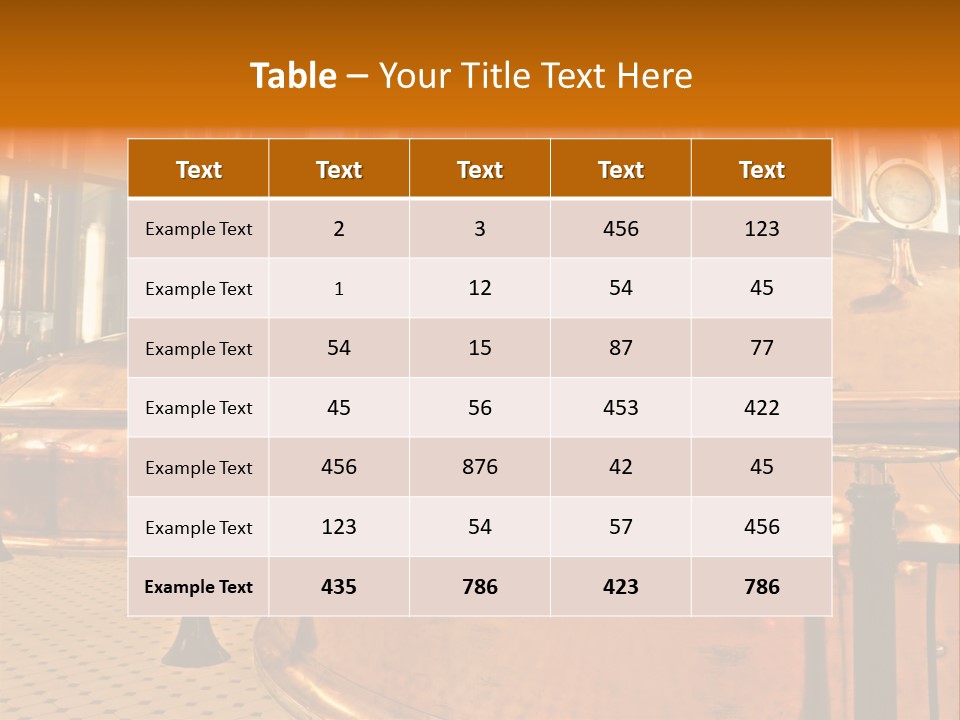 Vat Wheat Technology PowerPoint Template