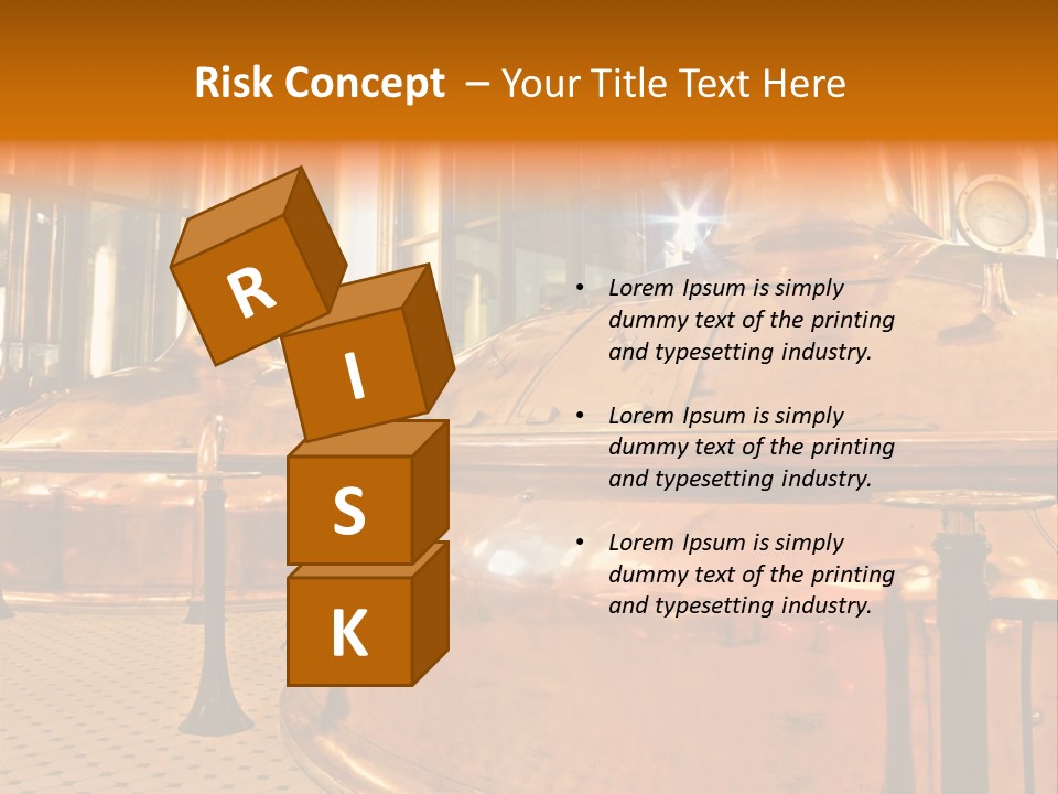 Vat Wheat Technology PowerPoint Template
