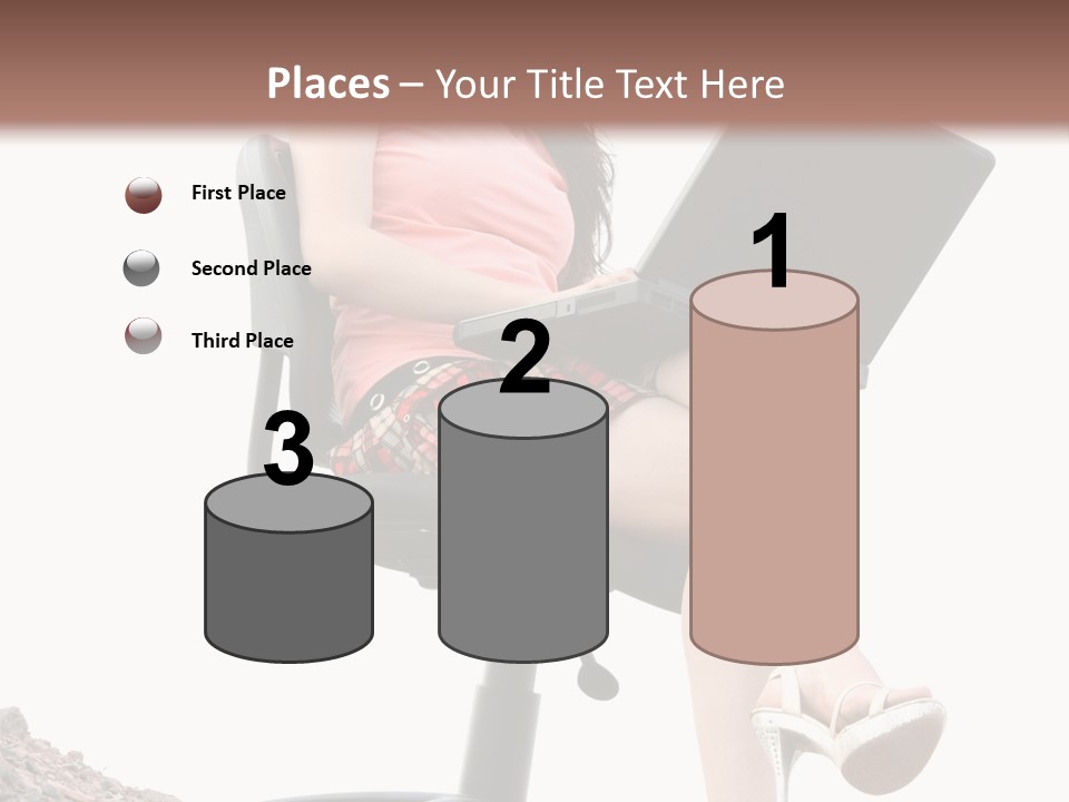 Nature Carefree Computer PowerPoint Template