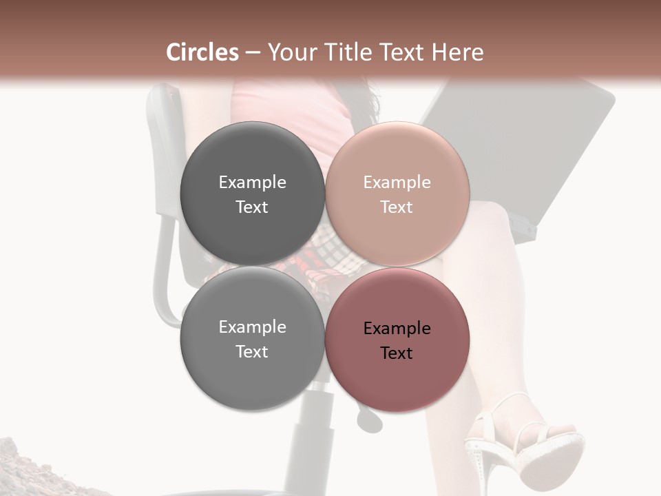 Nature Carefree Computer PowerPoint Template