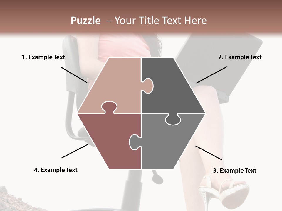 Nature Carefree Computer PowerPoint Template