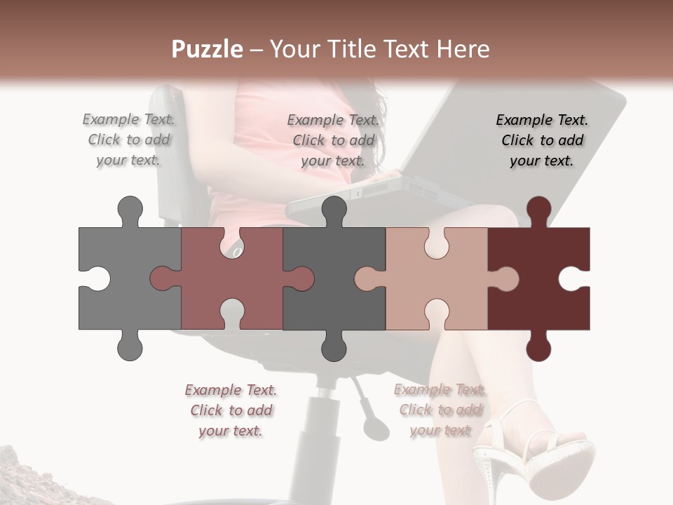 Nature Carefree Computer PowerPoint Template