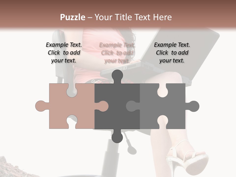 Nature Carefree Computer PowerPoint Template