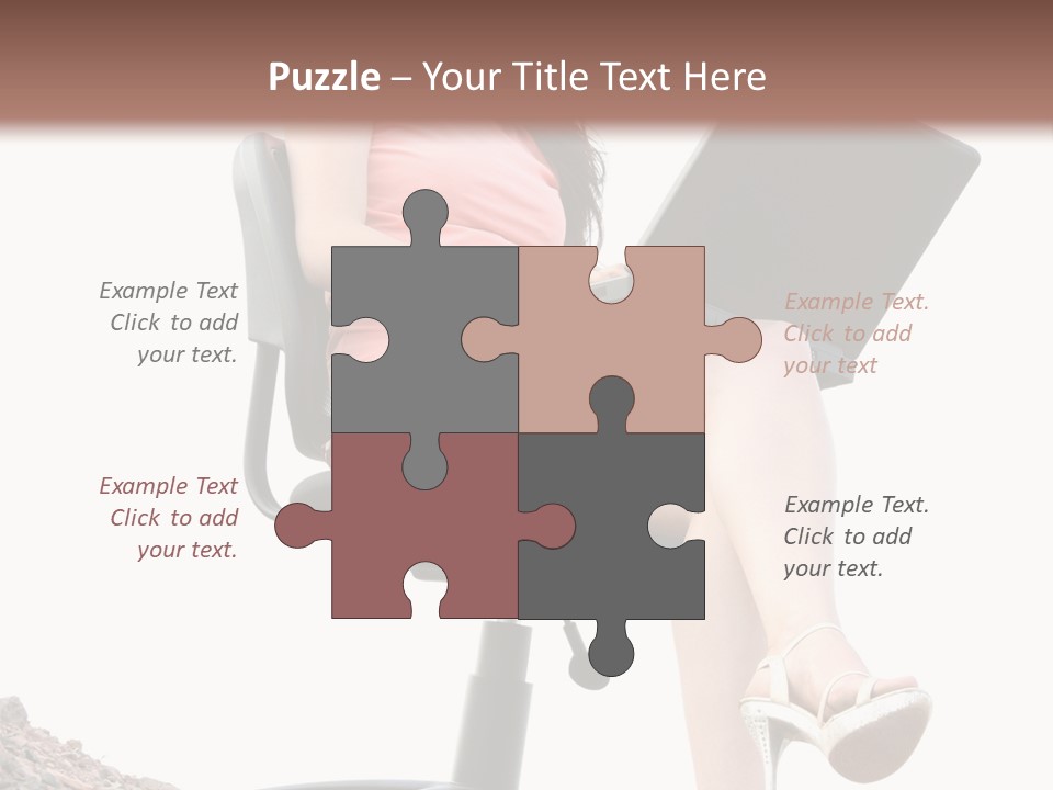 Nature Carefree Computer PowerPoint Template