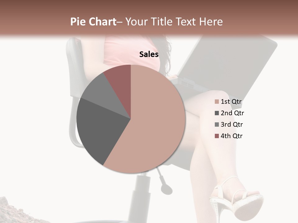 Nature Carefree Computer PowerPoint Template