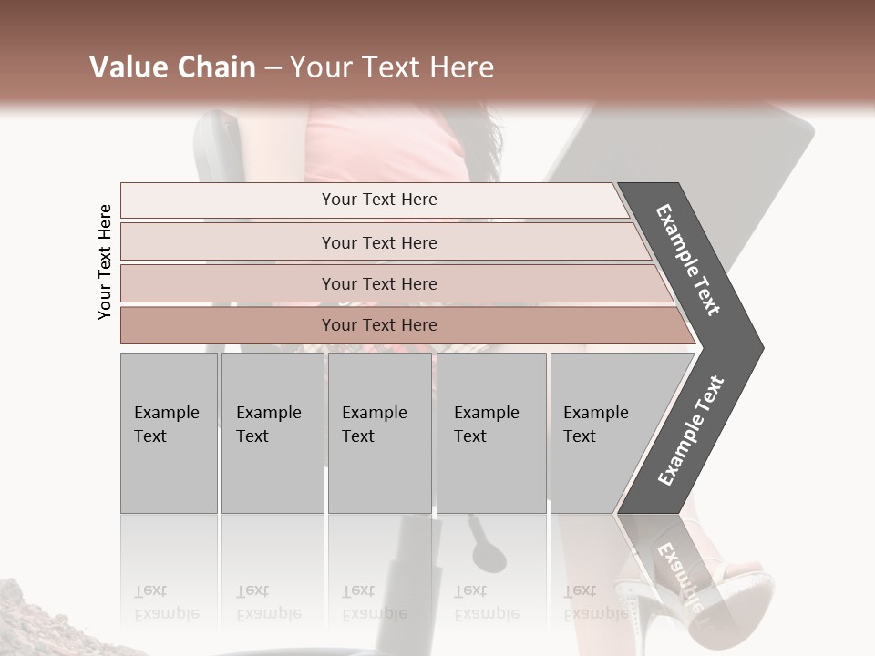 Nature Carefree Computer PowerPoint Template