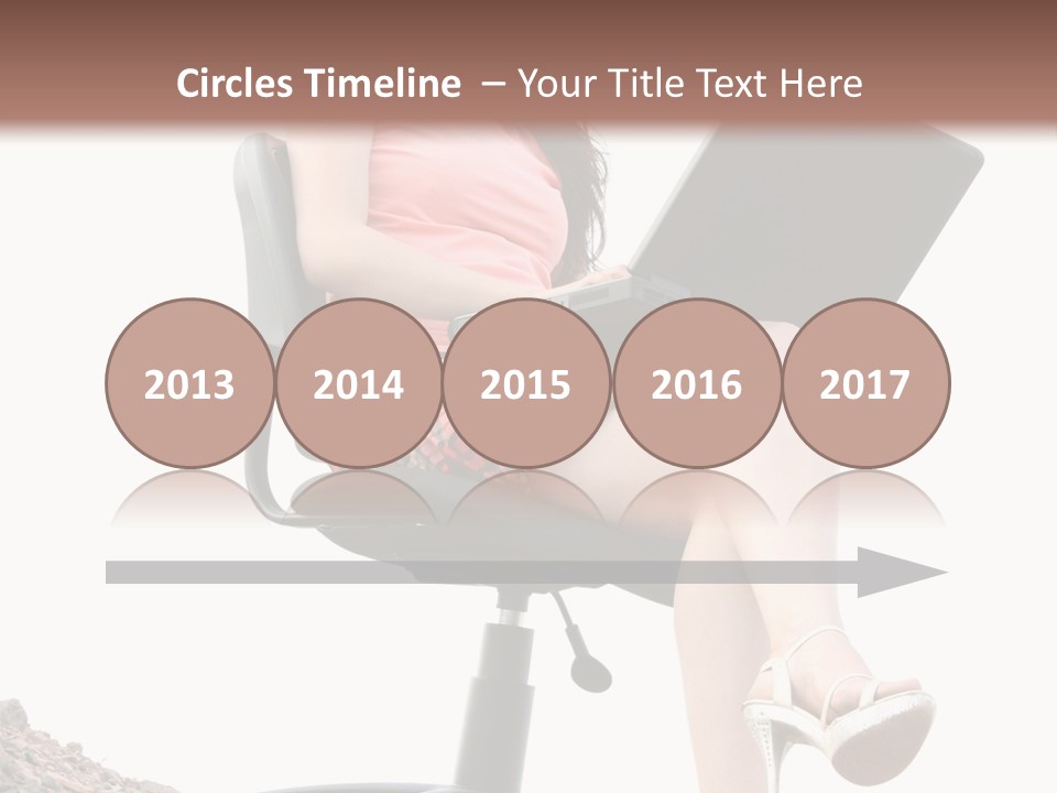 Nature Carefree Computer PowerPoint Template