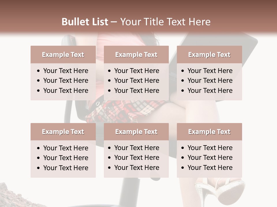 Nature Carefree Computer PowerPoint Template