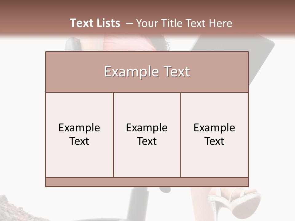 Nature Carefree Computer PowerPoint Template